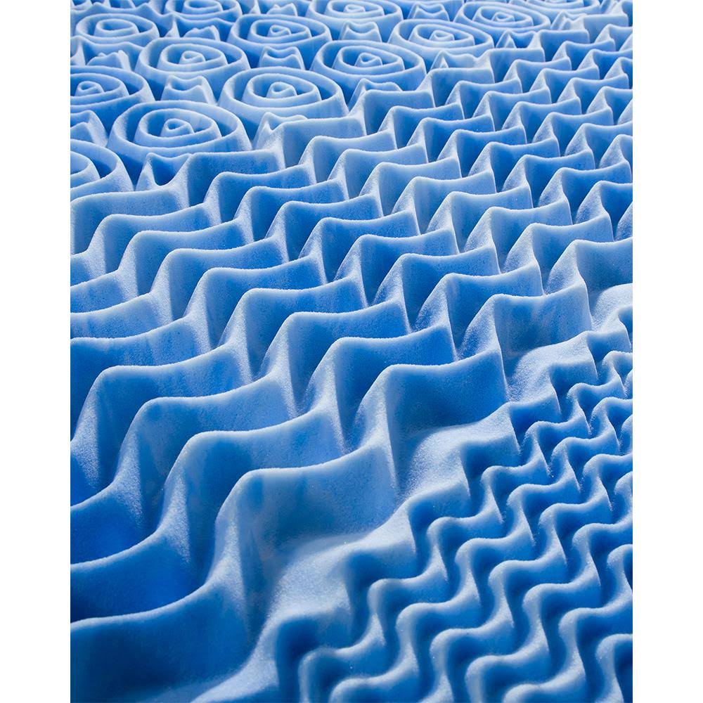 5 Zone Convoluted RV King Gel Memory Foam Topper Z92761