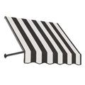 Black/White Stripe Acrylic Fixed Awning T236553