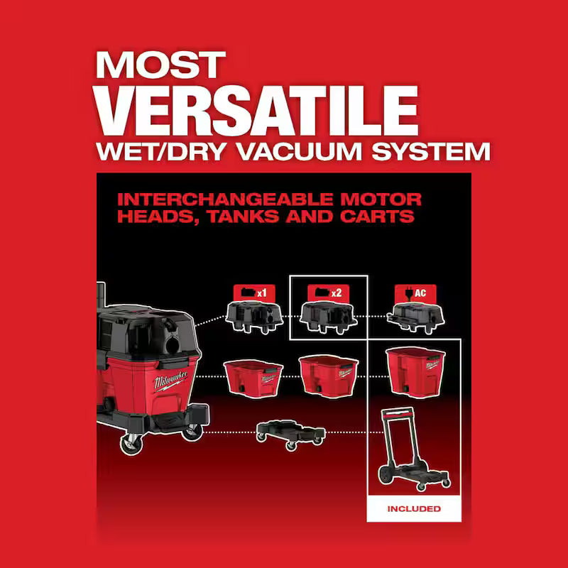12 Gal. Cordless Wet/Dry Shop Vac Kit with Non-Marring Kit D6694