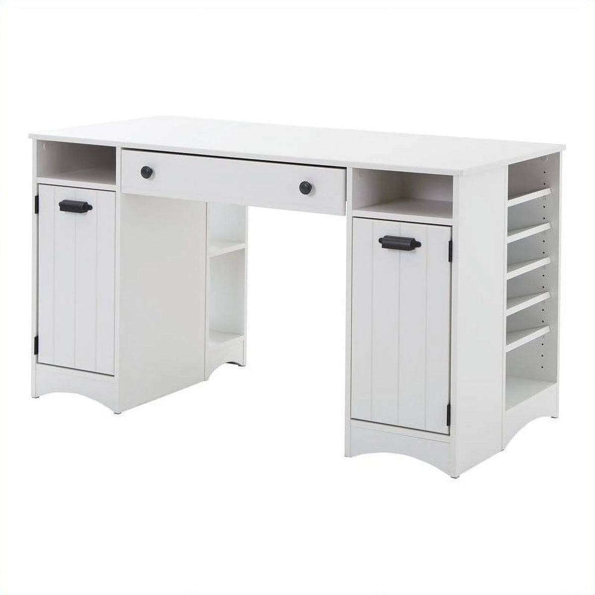 Craft Table with Storage Pure White T6420