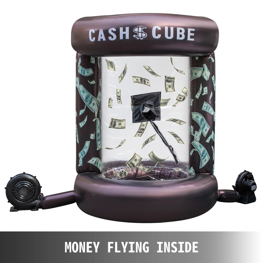 Inflatable Cash Cube Booth with Two Blowers I143