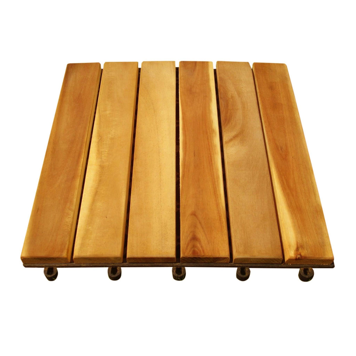 Acacia Interlocking Deck Tile Set of 10 Q69858