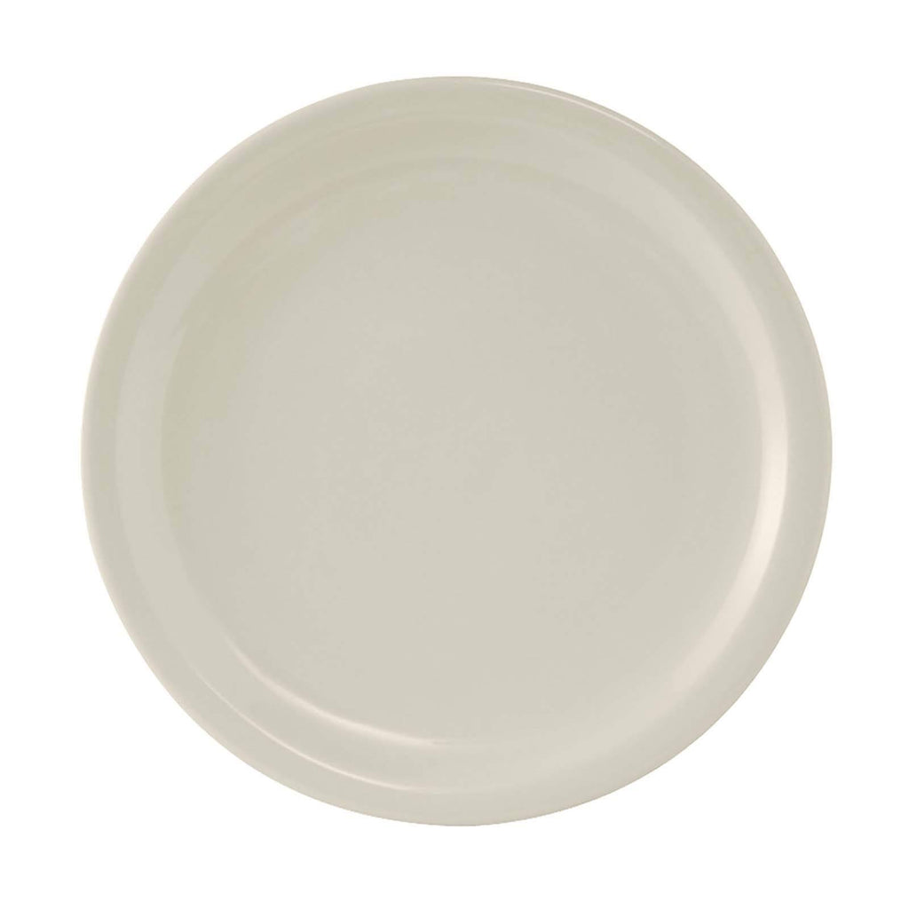 24/Case Eggshell Narrow Rim China Plate B503419