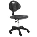 Black Urethane Stool Chair with Nylon Base E44759