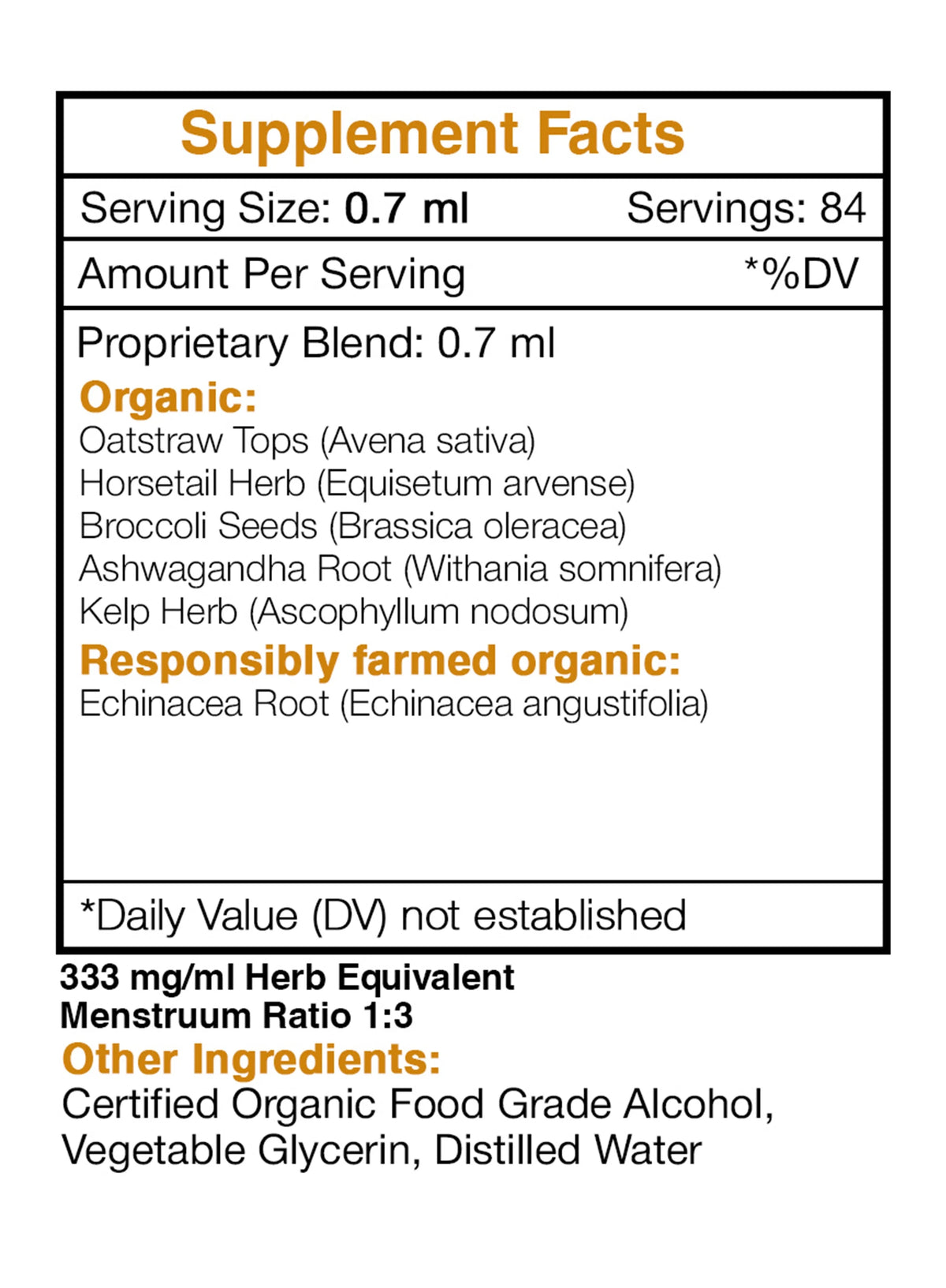 Alcohol Extract Tincture 2 oz V613225