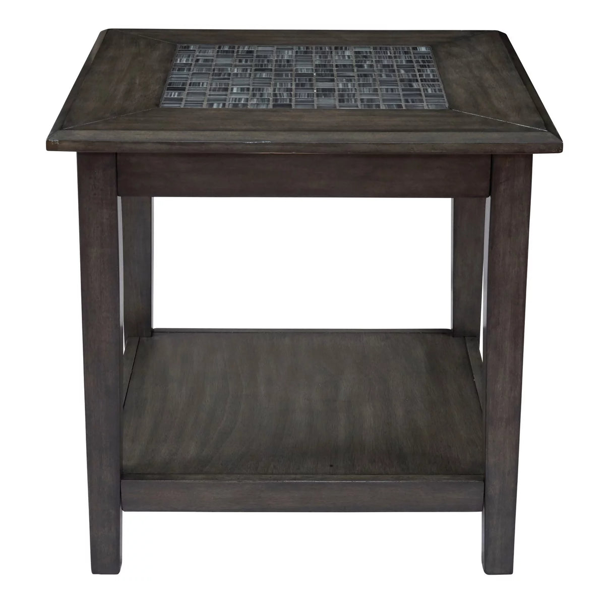 End Table with Mosaic Tile Inlay R20857