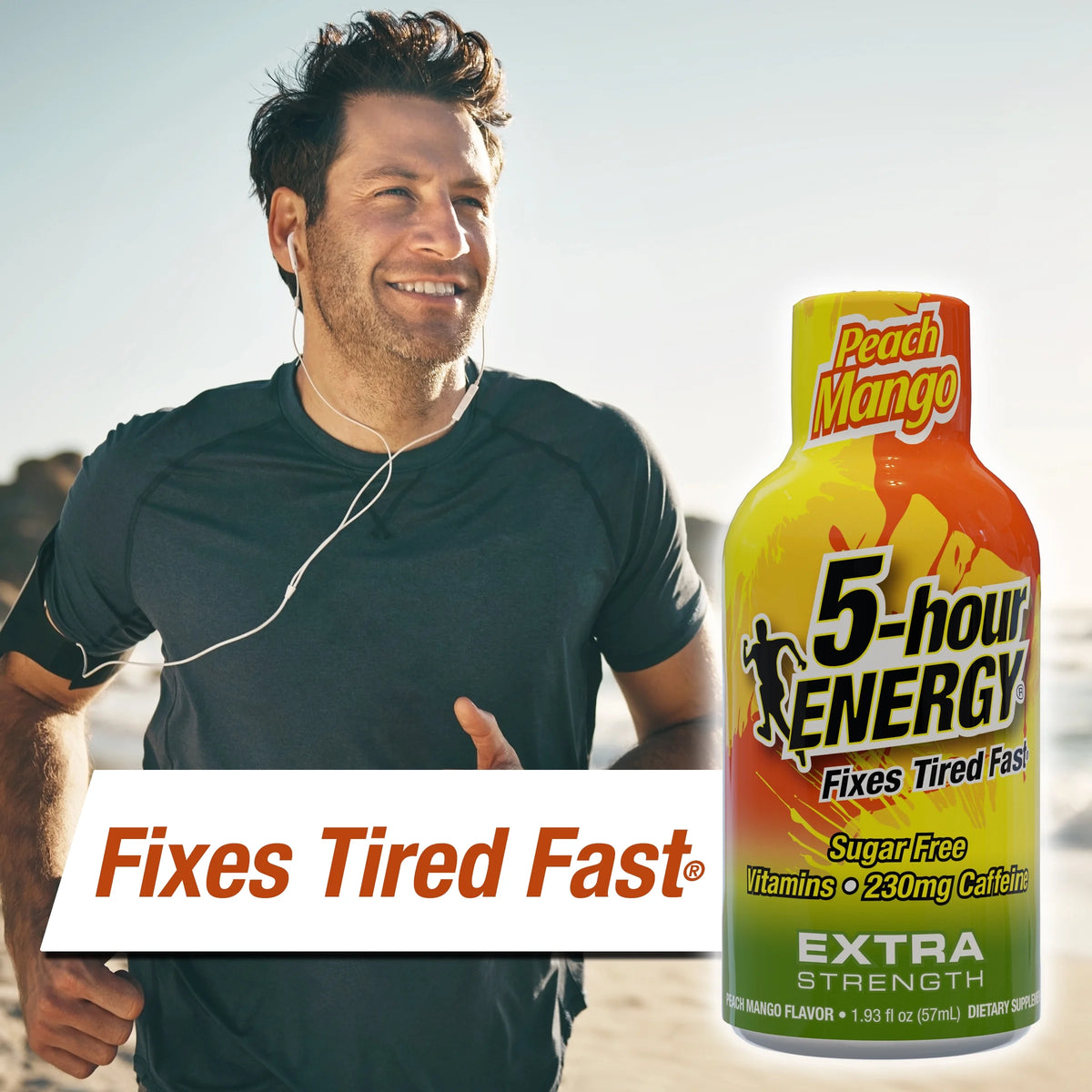 Extra Strength Peach Mango Energy Shot 15 Count I424095