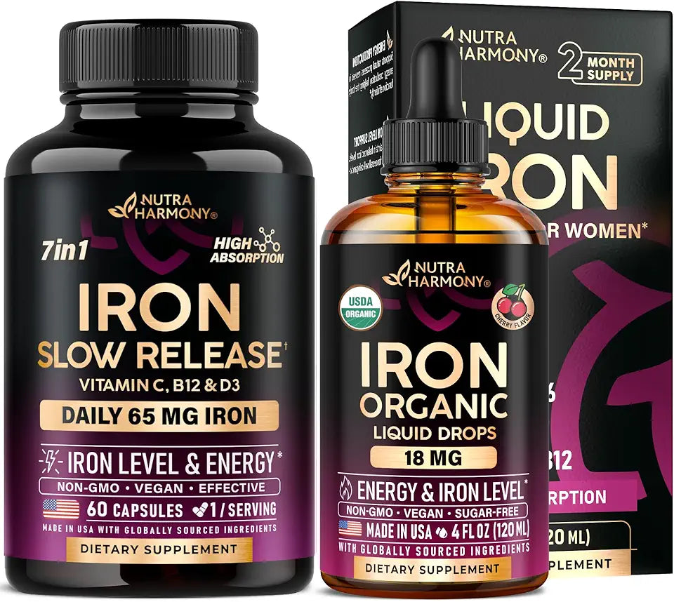 Iron Capsules & Organic Iron Drops U68493