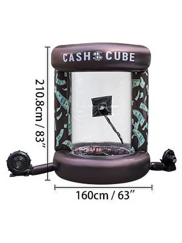 Inflatable Cash Cube Booth with Two Blowers I143
