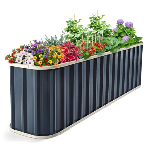 68" x 36" x 24" Galvanized Steel Raised Garden Bed E777723