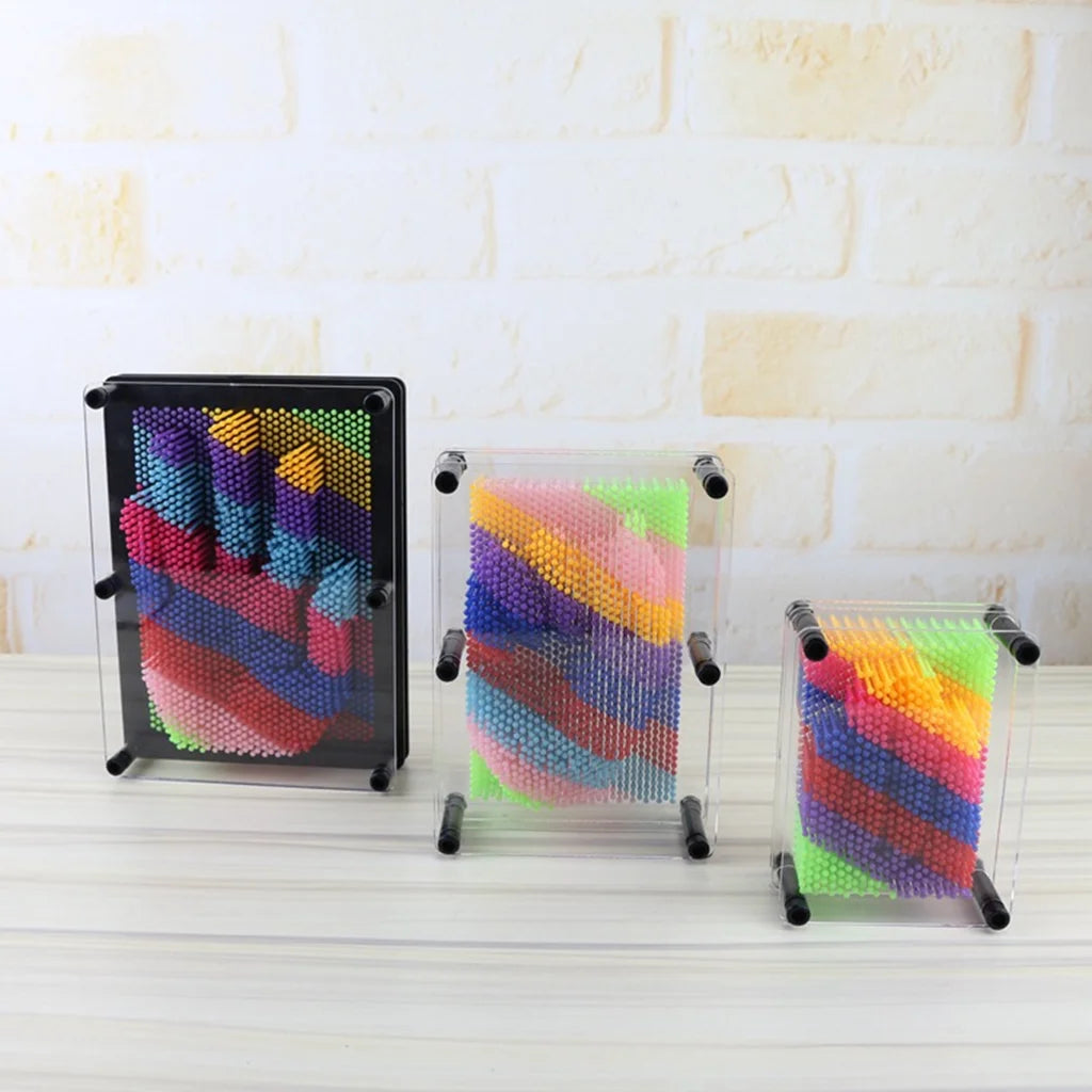 3D Pin Impression Hand Board Sculpture Board Toy U374987