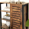 Storage Cabinet with 3 Open Shelves and Closed Compartments W63244