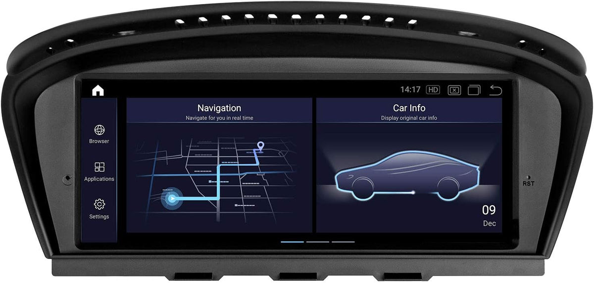 Blue Anti-Glare Vertical Screen 10.25 Android 11 Auto Carplay Snapdragon 662 8 Core 4+64GB for BMW E60 E61 CCC S816435