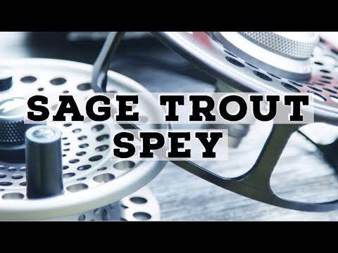 Sage Trout Spey Fly Reel - 3/4/5 - Stealth/Silver Z287954
