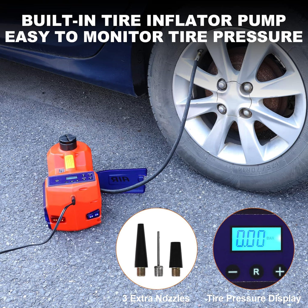 5 Ton Electric Hydraulic Car Jack with Touch Screen W12432