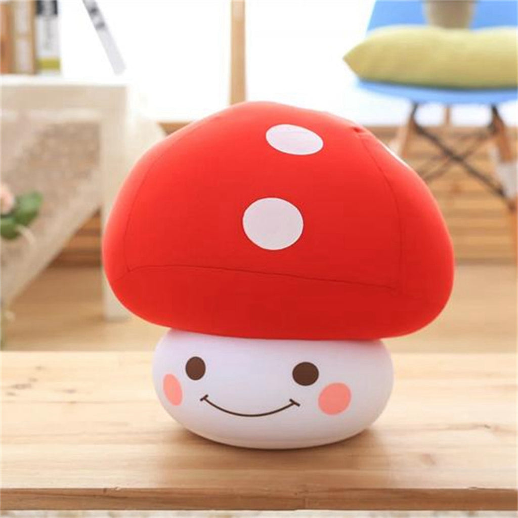 Soft Mushroom Shaped Throw Pillow A62149