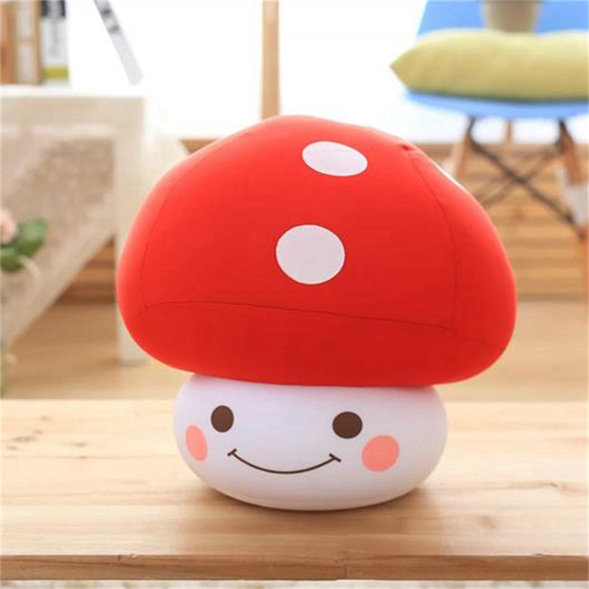 Soft Mushroom Shaped Throw Pillow A62149