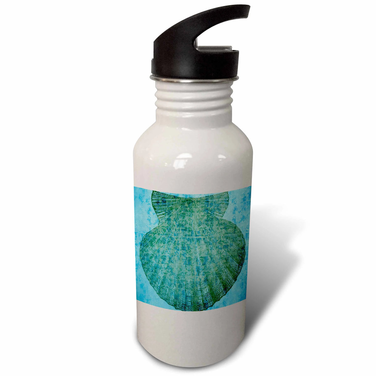 21 oz Beach Themed Sports Water Bottle Z9776