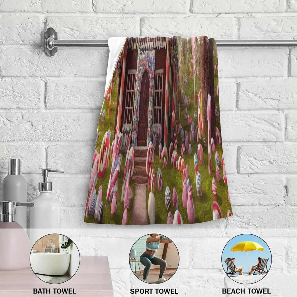 Gingerbread House Hand Towels 2 Pack S6886