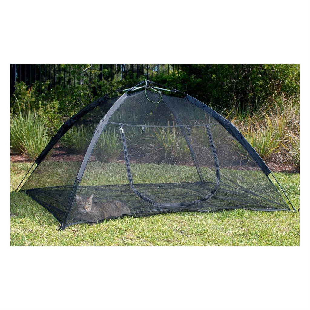 Black Large Outdoor Cat Tent Q921113