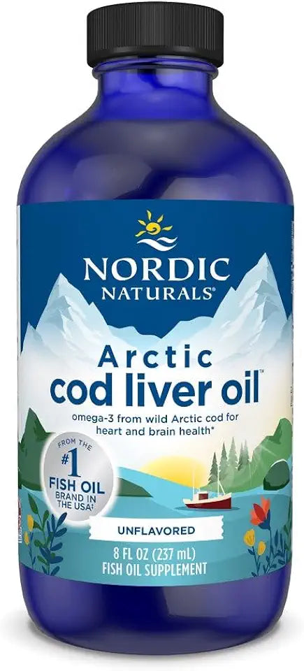 Cod Liver Oil 8 oz 1060 mg Omega-3s EPA & DHA L330899