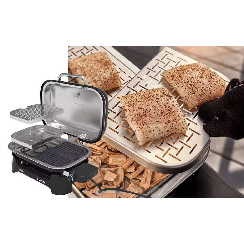 Electric Indoor/Outdoor Grill, Black D140666