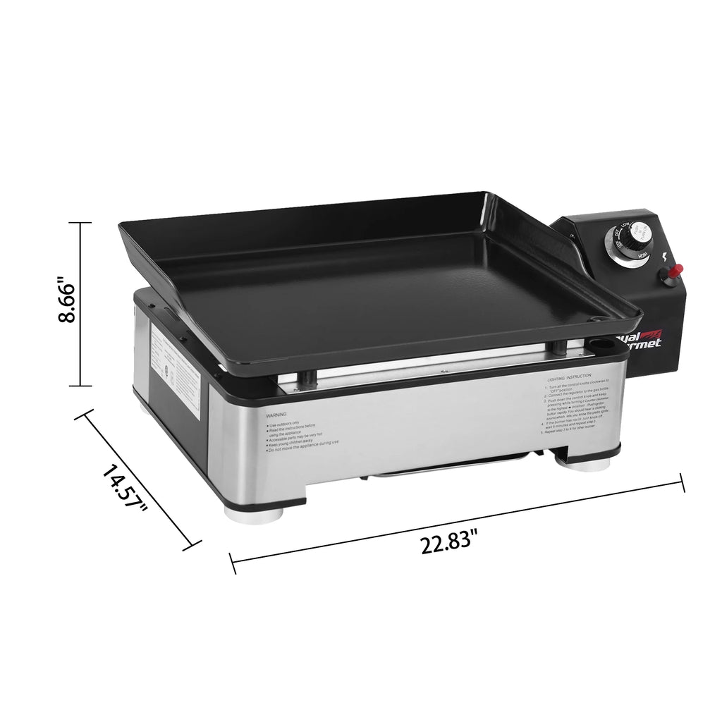 Portable Table Top Gas Grill Griddle C53182