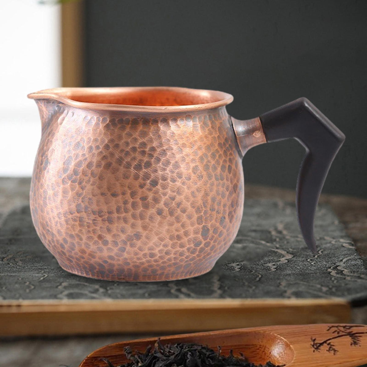 Kungfu Tea Pitcher with Wooden Handle J37427