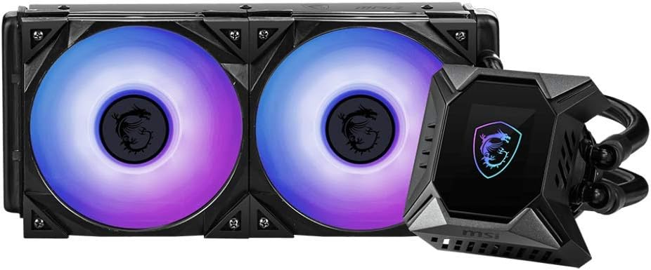 240mm Radiator CPU Liquid Cooler with Dual 120mm aRGB PWM Fans U6090