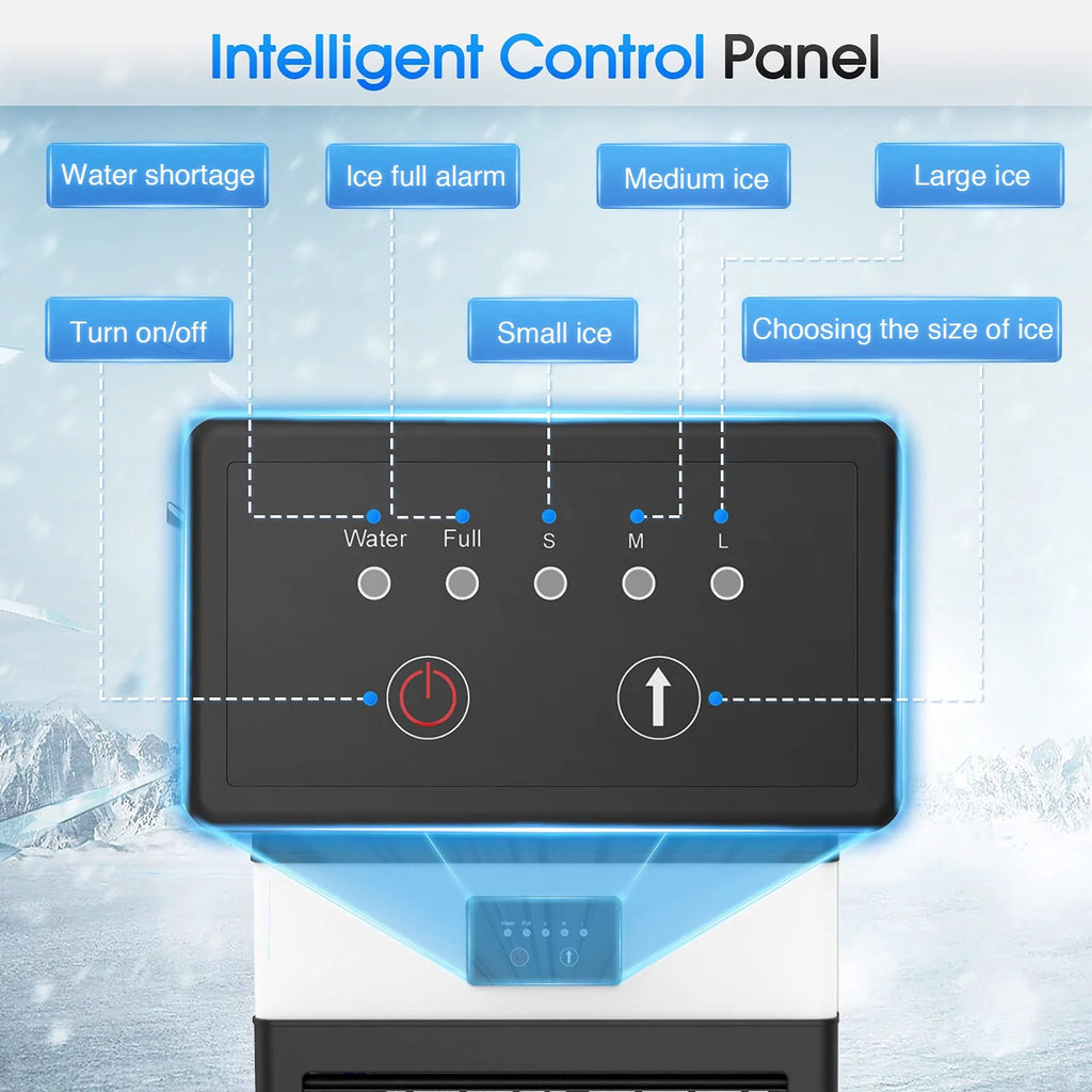 100 lbs Stainless Steel Commercial Ice Machine Y554