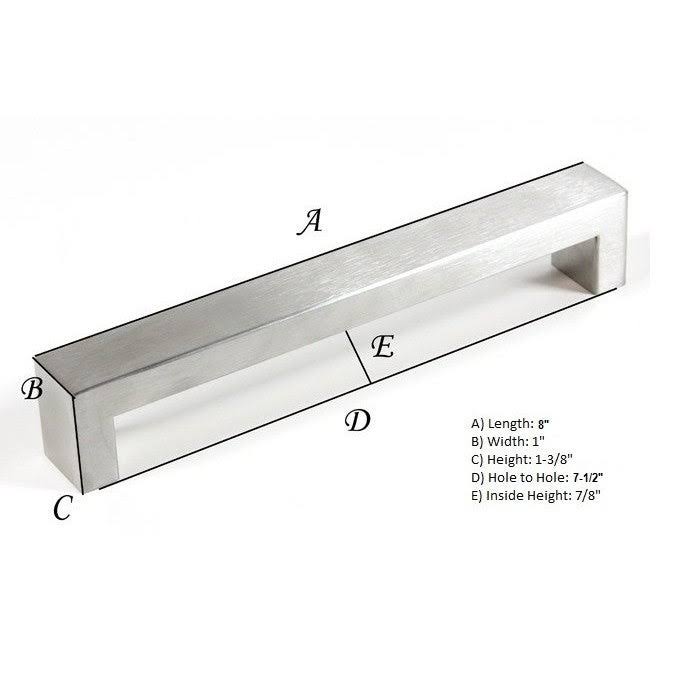 Stainless Steel Brushed Nickel Cabinet Bar Pulls Set of 25 M60320
