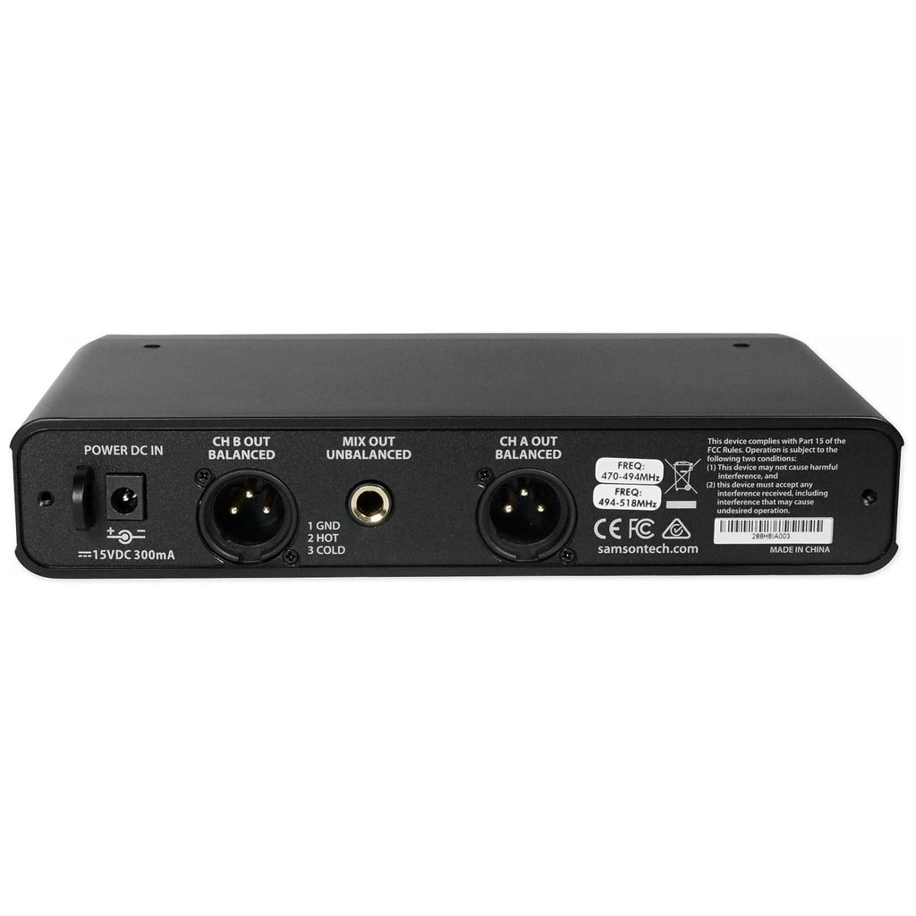 Dual Beltpack UHF Wireless Headset Mics A811179