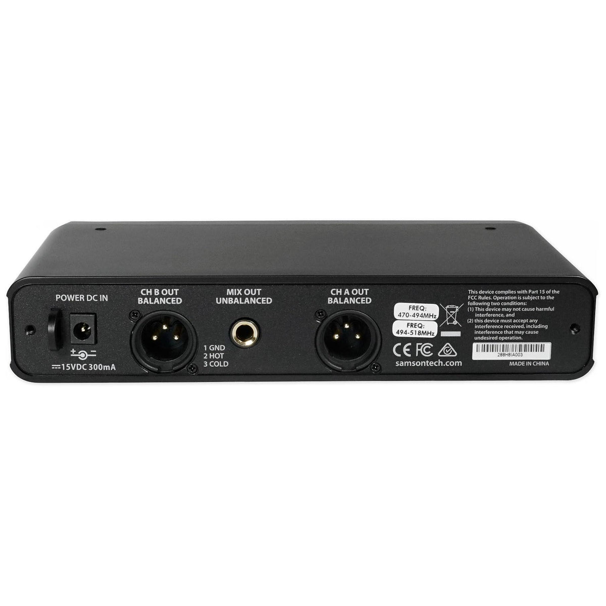 Dual Beltpack UHF Wireless Headset Mics A811179