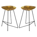 26" Wood Counter Stool - Set of 2 M79071