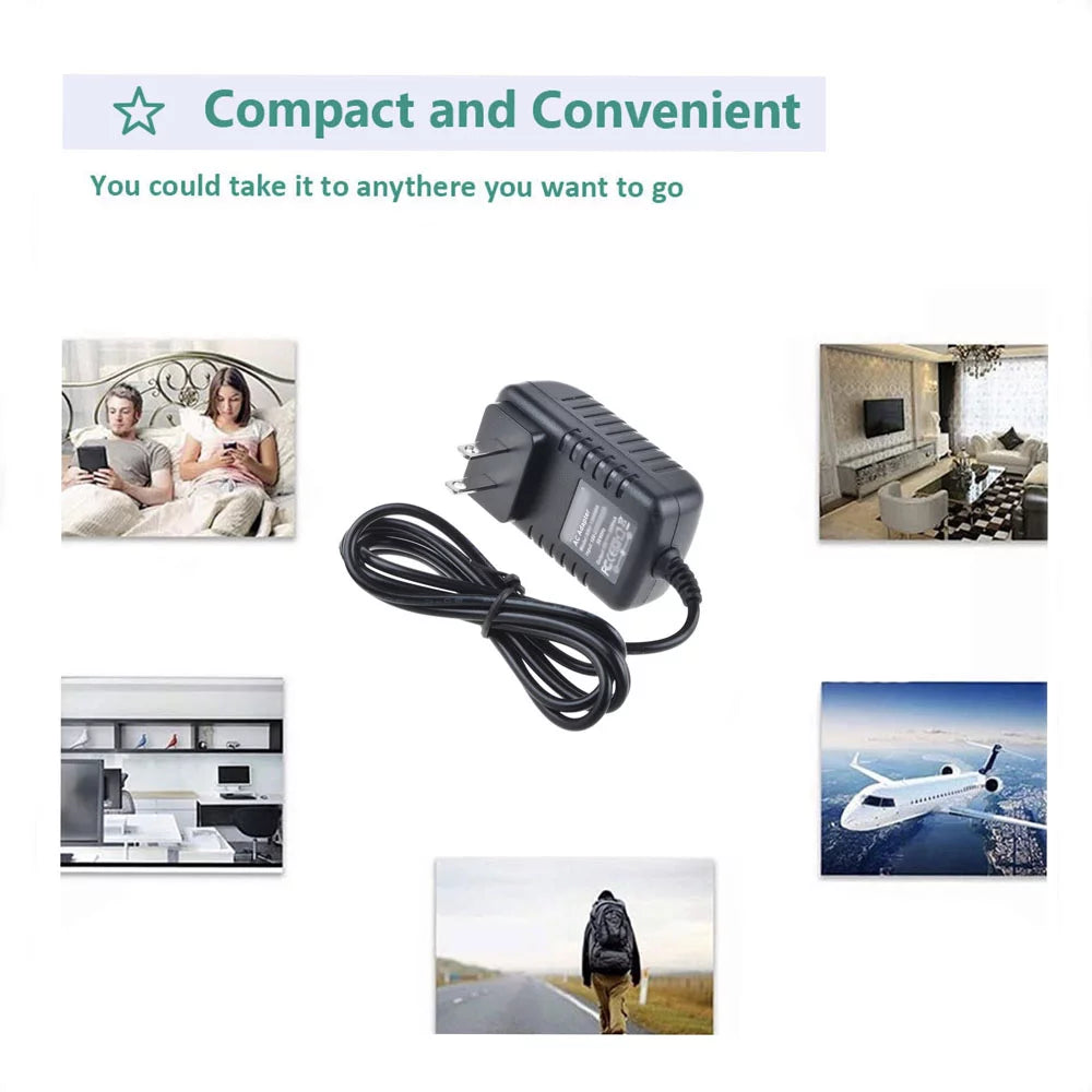 3.5mm Male AC DC Adapter Power Supply B2067
