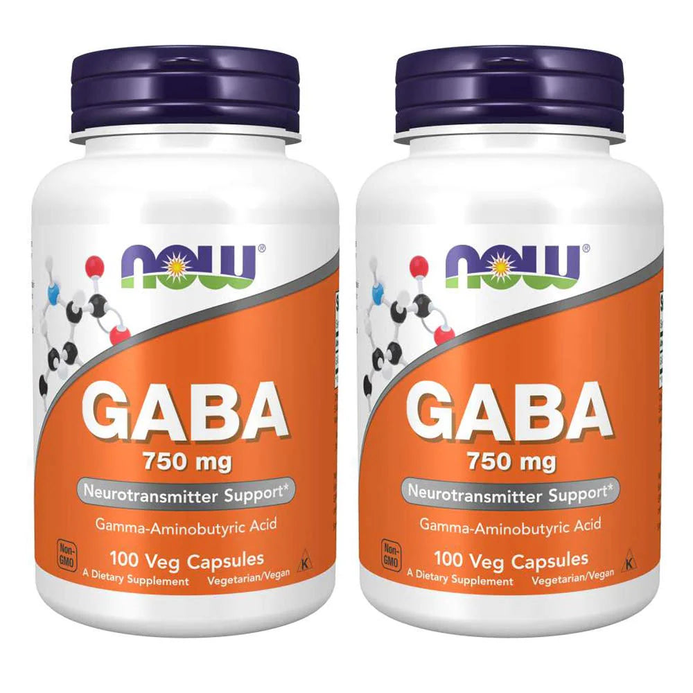 GABA 750mg 100 Vcaps 2pack P12075