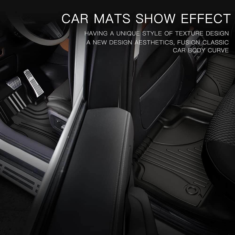 Black All Weather Floor Mats for Cadillac XT4 G1525