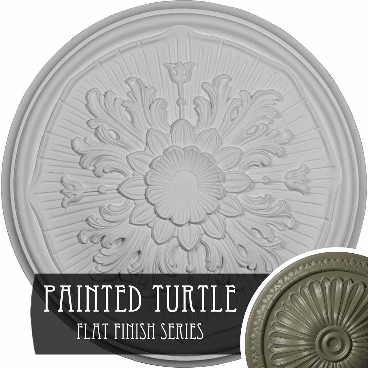 15 3/4x22OD x 5/8x22P Ceiling Medallion, Hand-Painted G42359