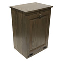 Tilt Out Trash Cabinet Wooden Garbage Can Holder (Golden Oak) O685
