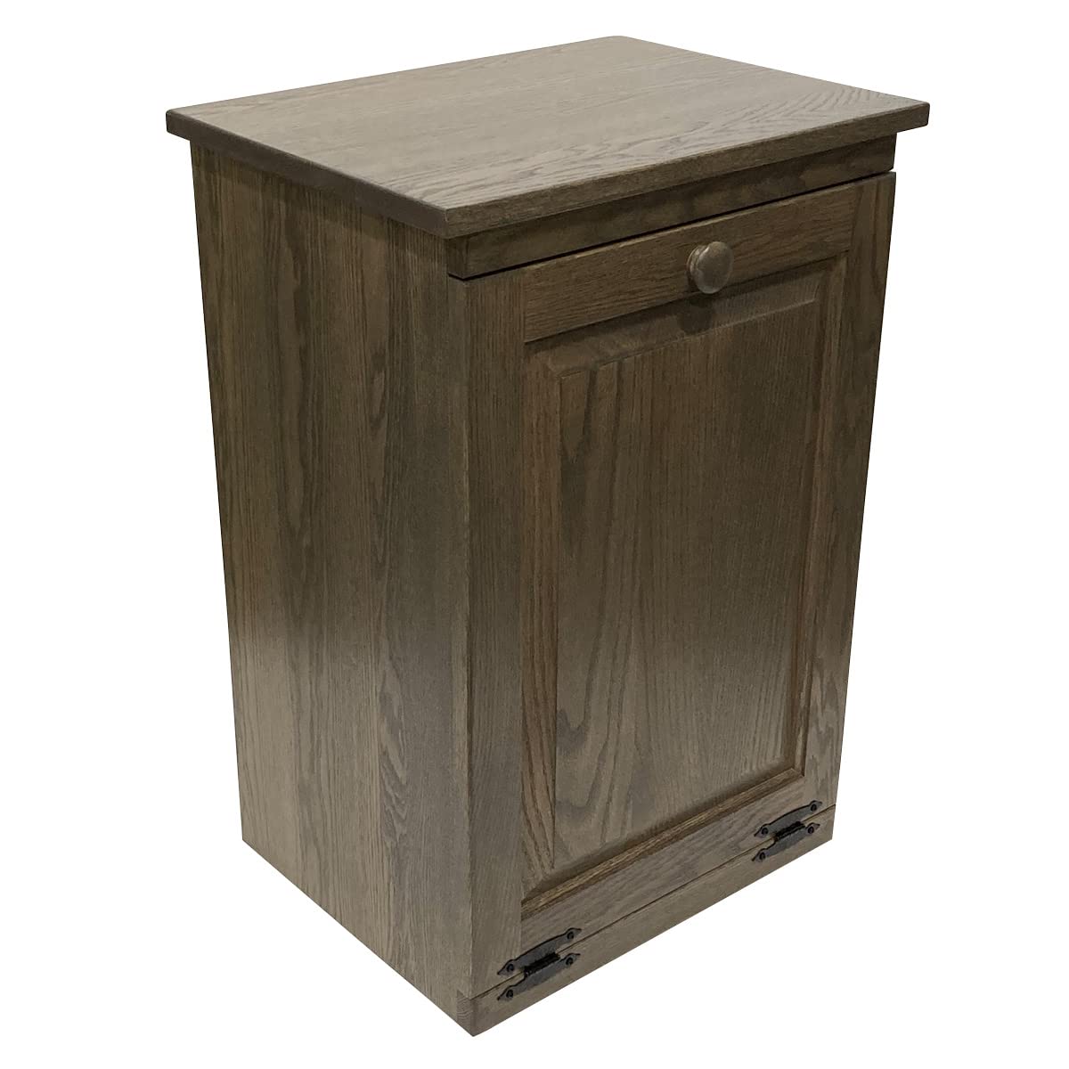 Tilt Out Trash Cabinet Wooden Garbage Can Holder (Golden Oak) O685
