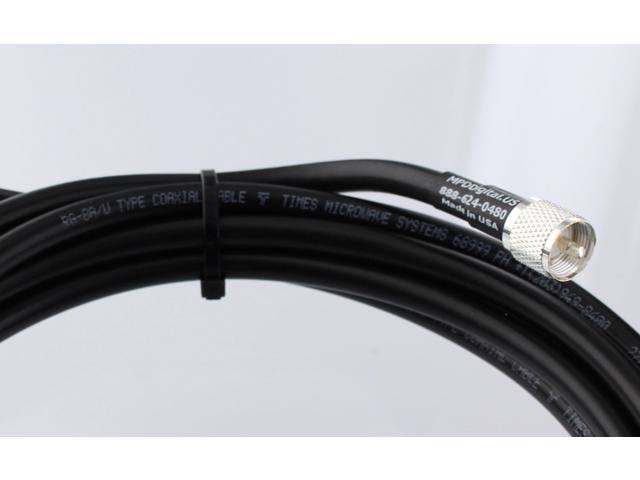 RF Coaxial Cable SMA Female to UHF PL259 Male RG58 Coax 3 Foot F857512
