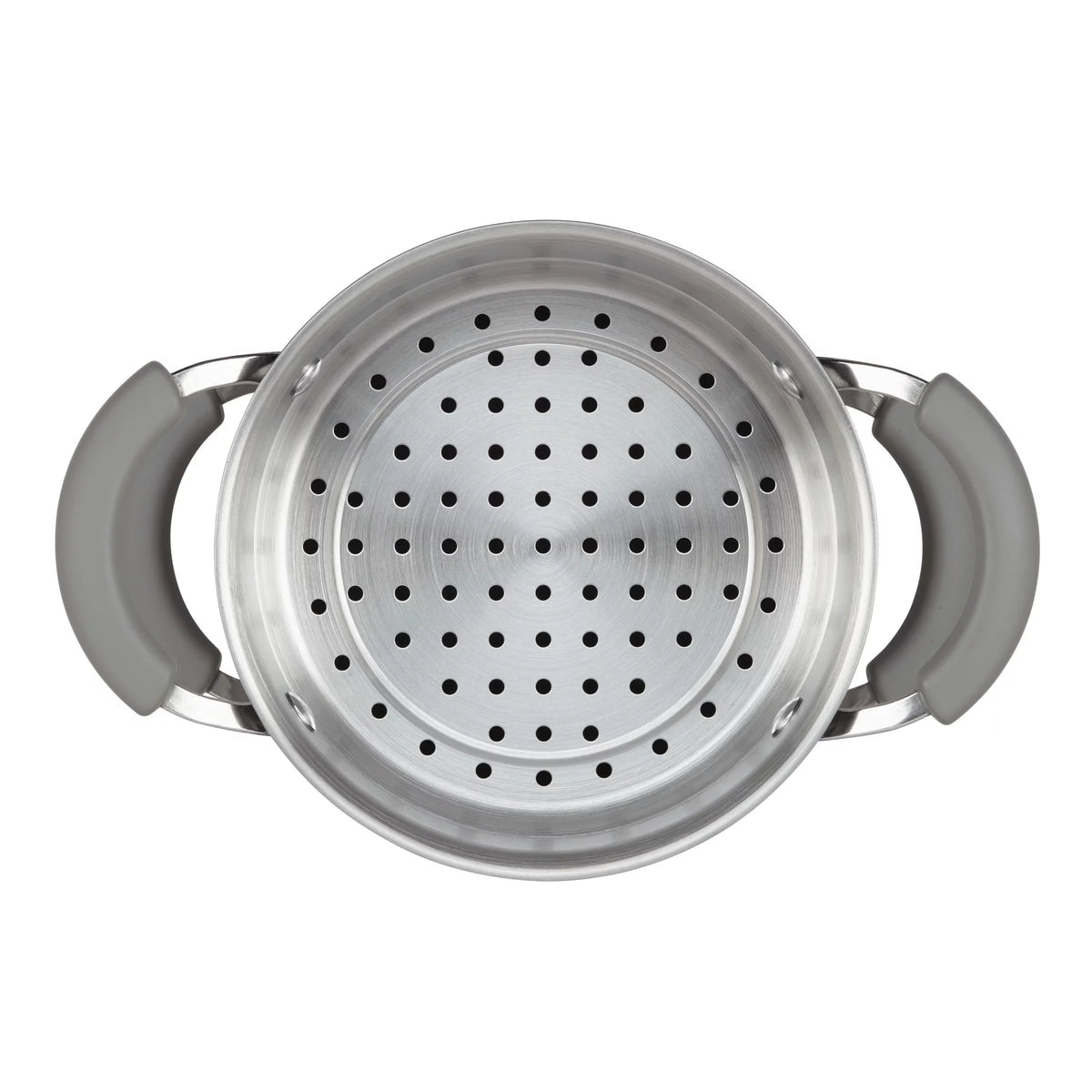 3 Qt Nonstick Porcelain Enamel Covered Multi Pot Set with Steamer I359883