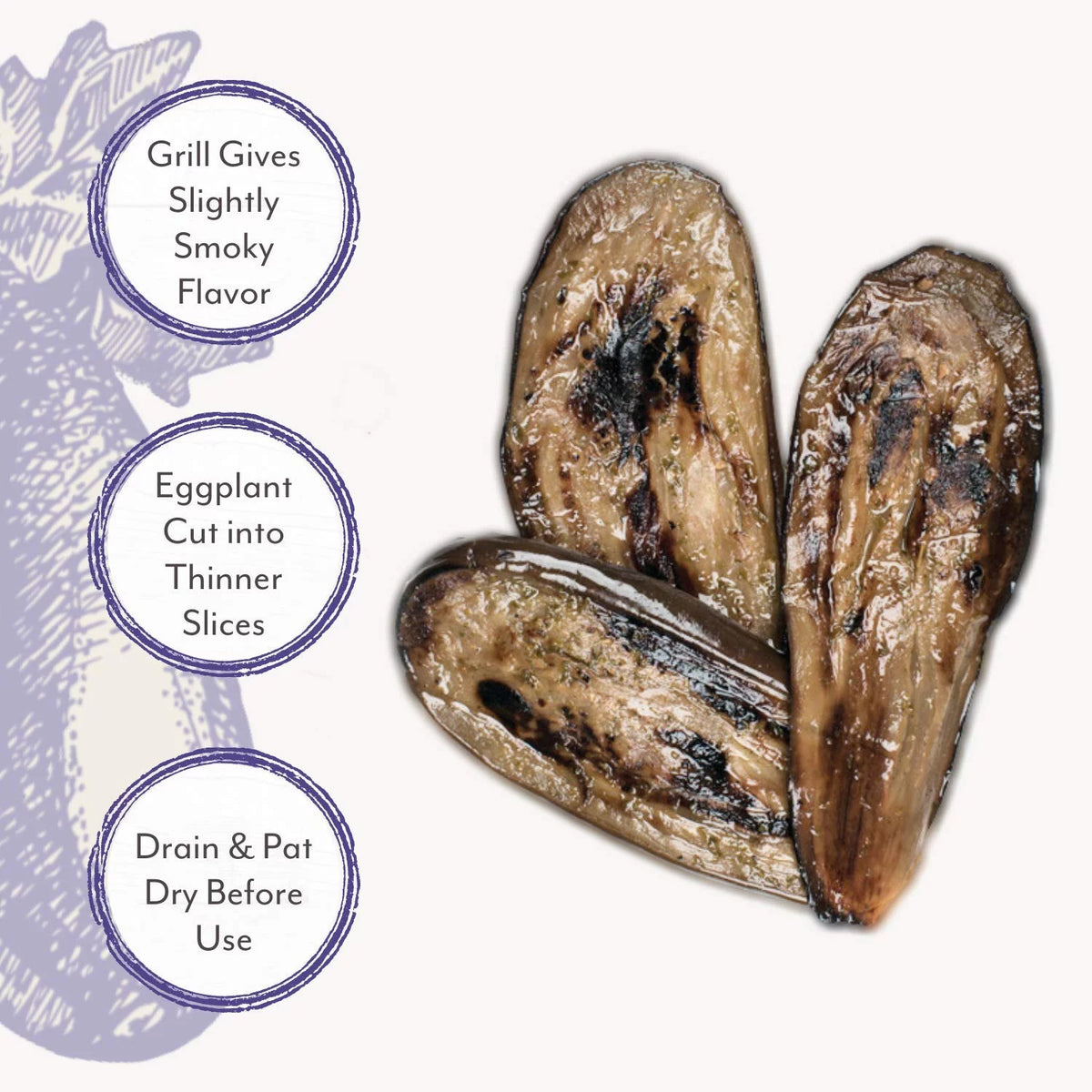 Grilled Eggplant Marinated In Oil, 63.5-Ounce Package E31149