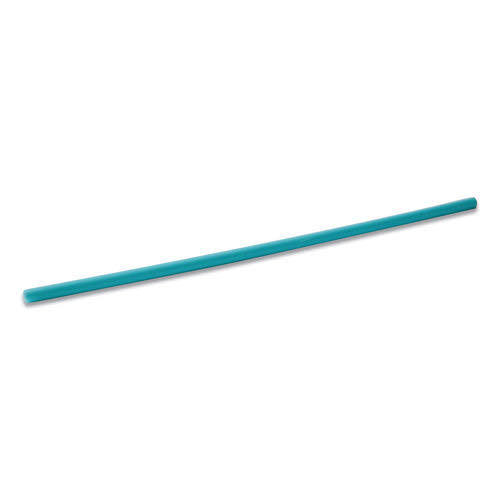 Biodegradable Straws, Ocean Blue, Wrapped, 375/Box G850