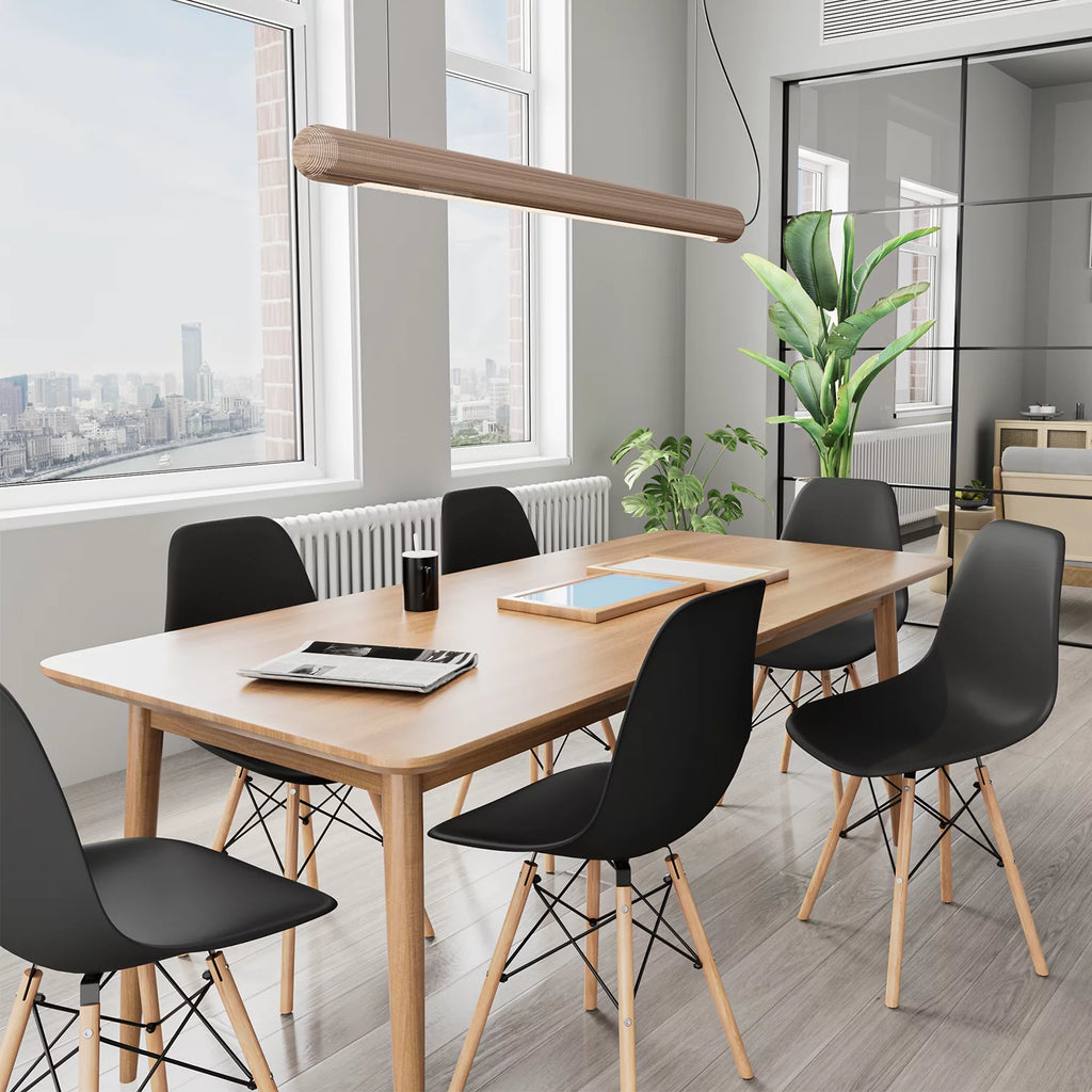 Black Plastic Dining Chair X8334