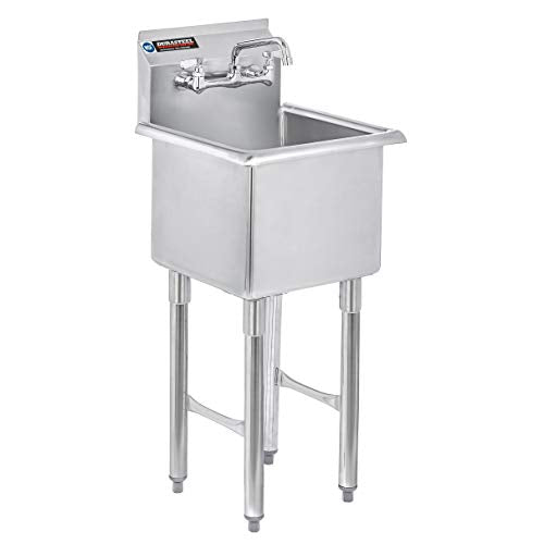 24 Inch Stainless Steel Utility Sink with Faucet L886274
