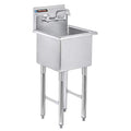 24 Inch Stainless Steel Utility Sink with Faucet L886274