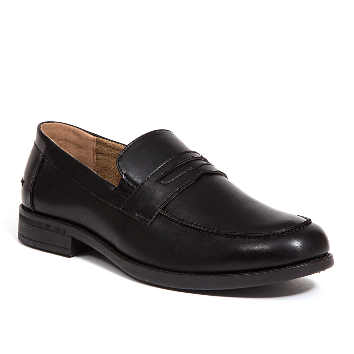 Men's Black Penny Loafer Z113