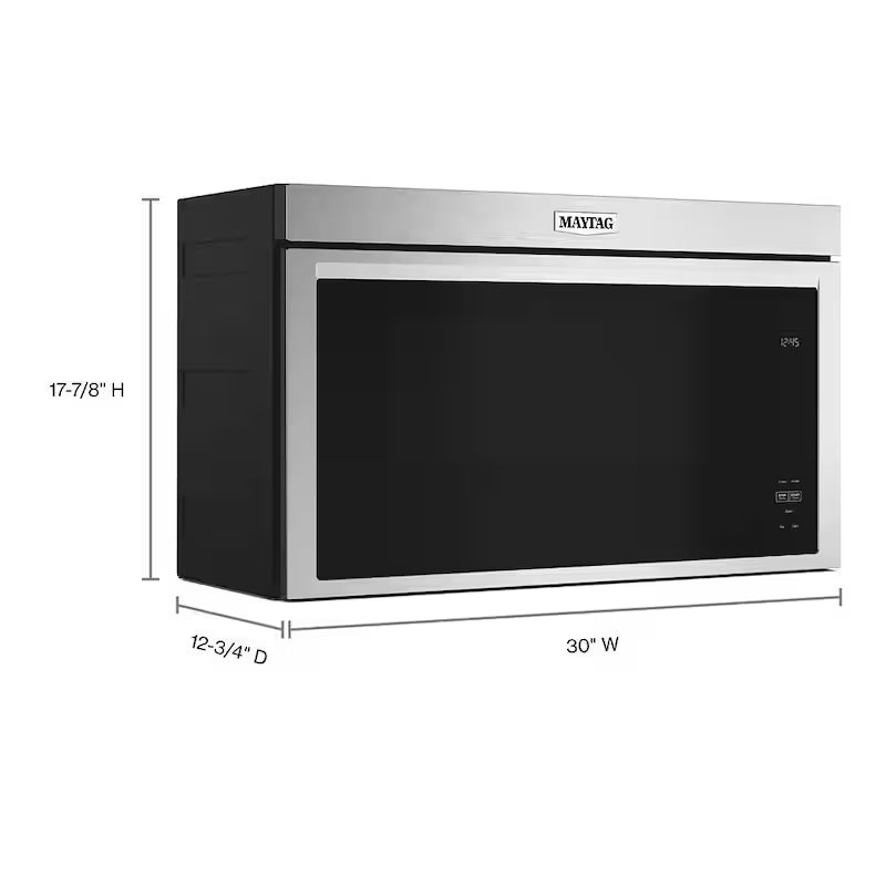 1000-Watt Stainless Steel Over the Range Microwave D372