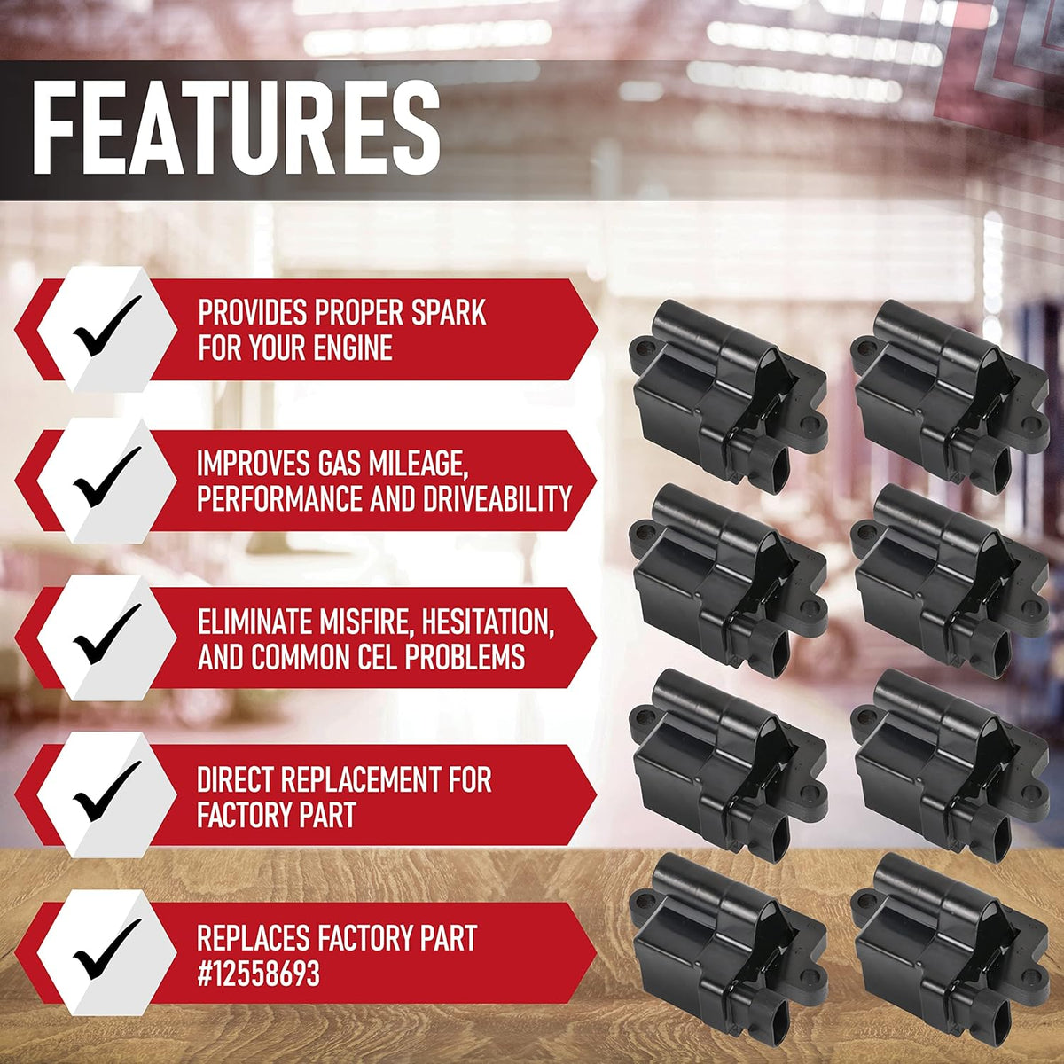 Ignition Coil Set of 8 D80171